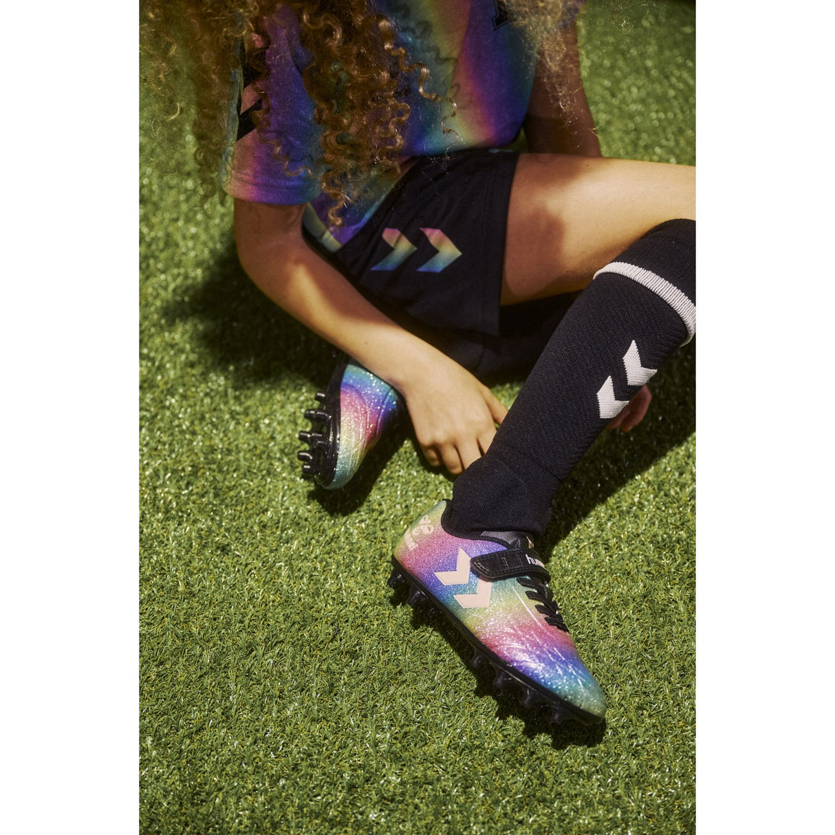 Hummel Pink-A-Boo Topp Star F.G. Jr Football Støvler