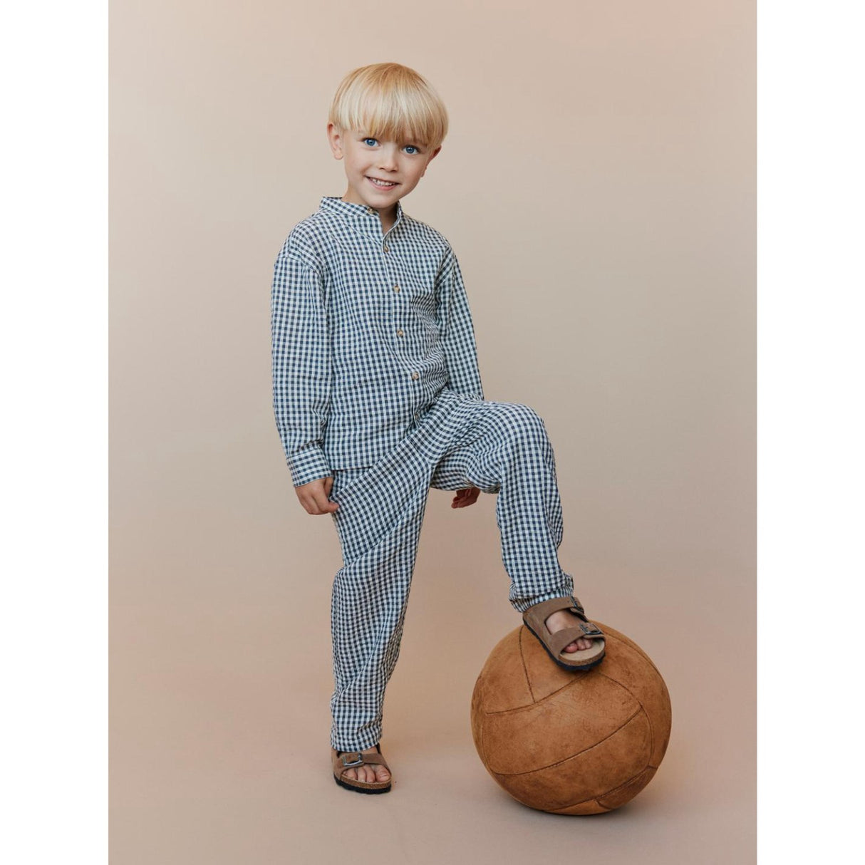 Sofie Schnoor Grey Check Trousers