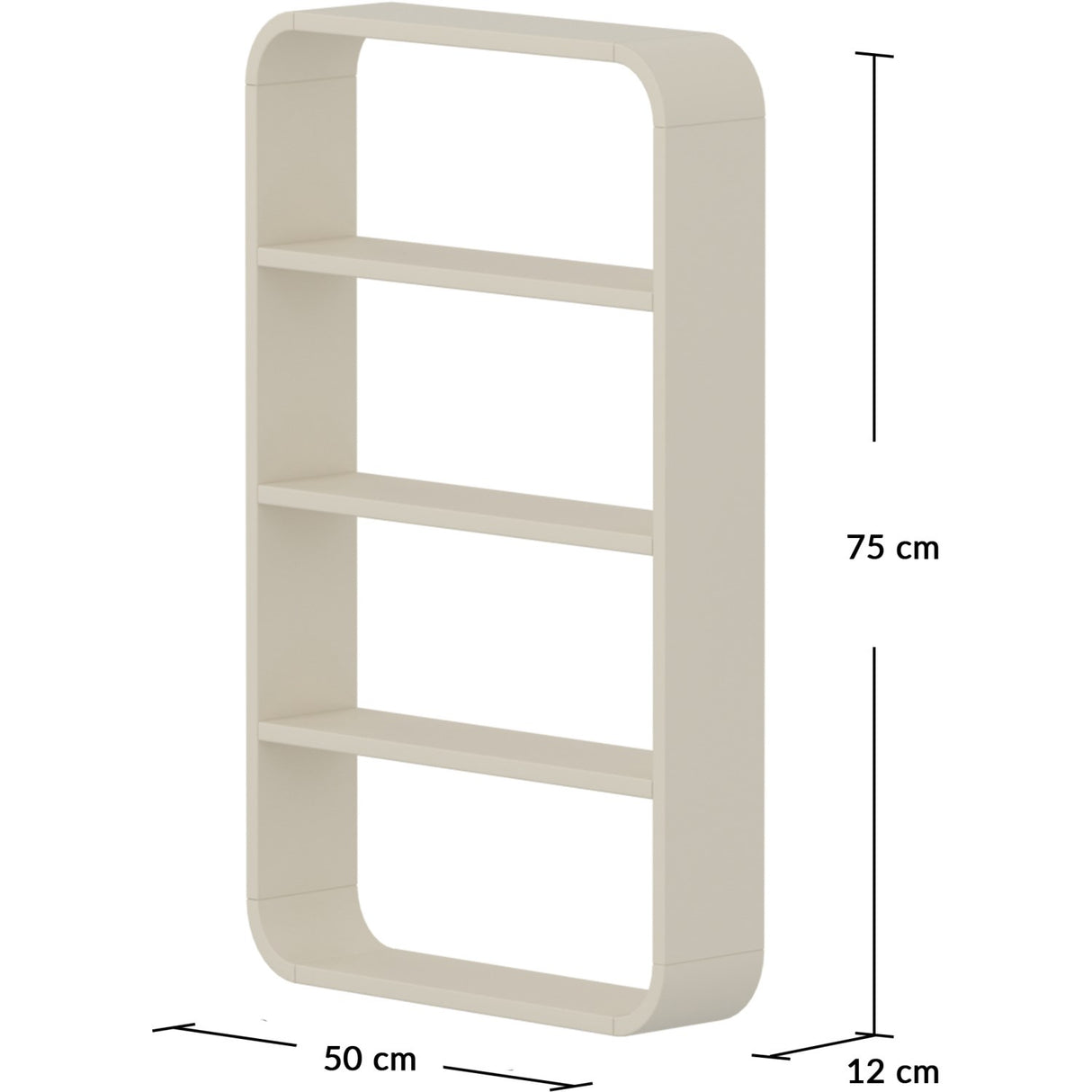 FLEXA Cream Væghængt Hylle