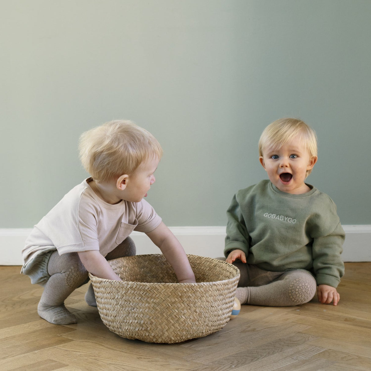 Gobabygo Sand Crawling Strømpebukser Organic Bomull