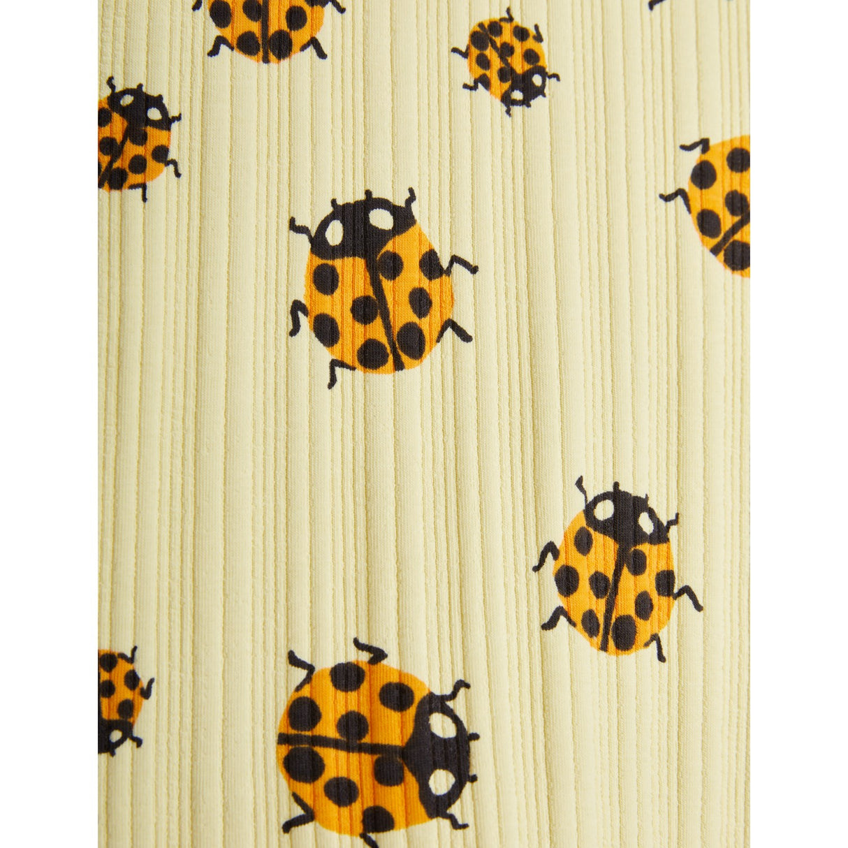 Mini Rodini Yellow Ladybugs AOP T-Shirt