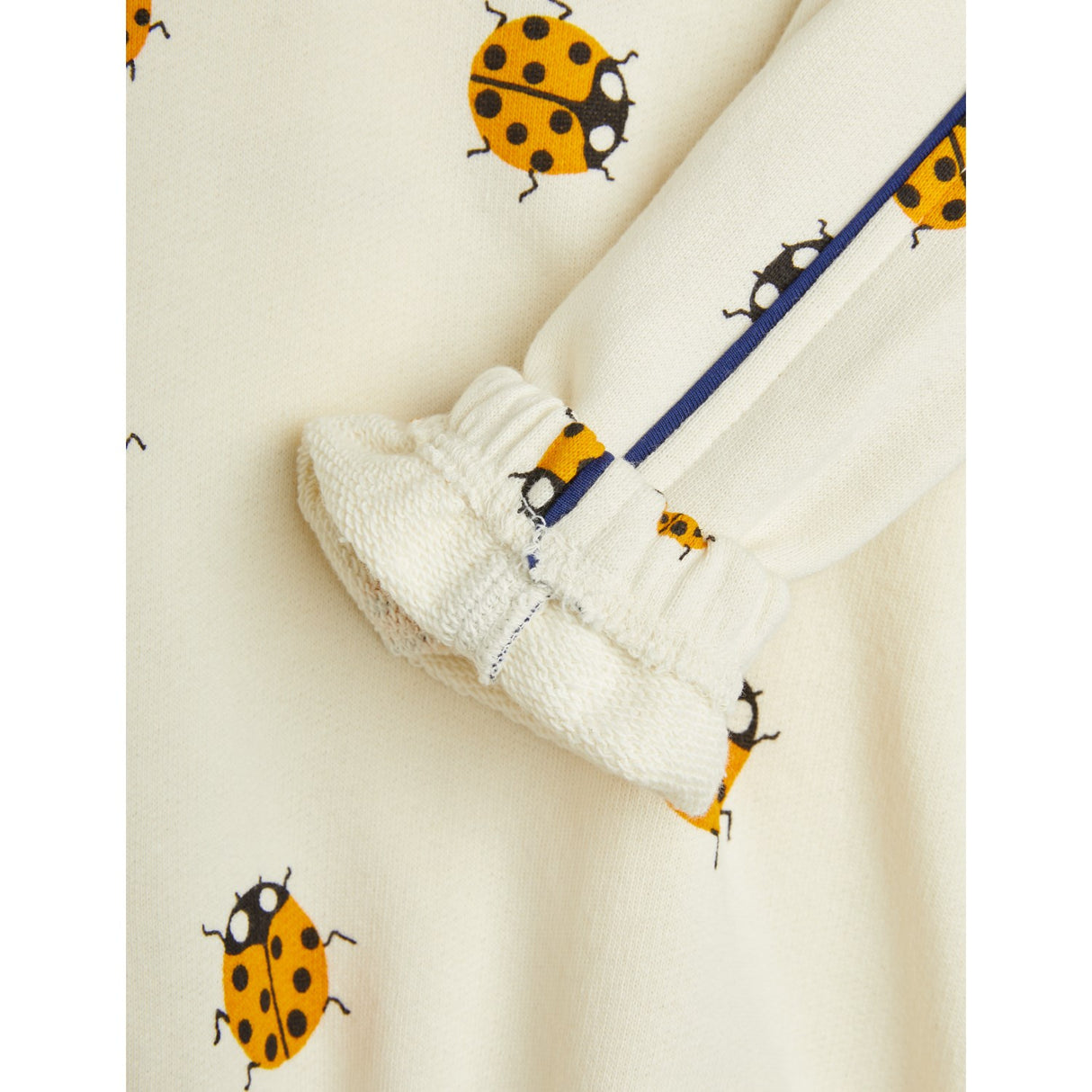Mini Rodini Offwhite Ladybugs AOP Collegegenser