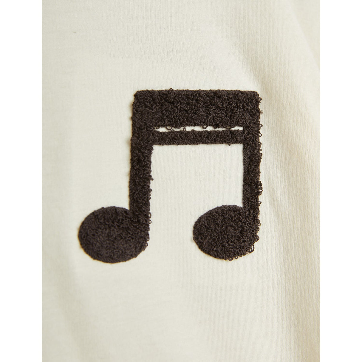 Mini Rodini Offwhite Note Chenille T-Shirt