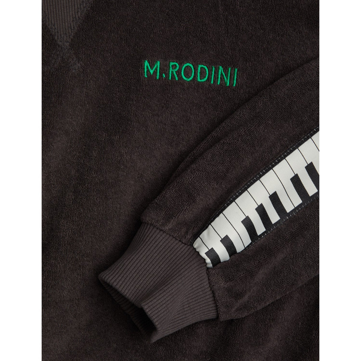 Mini Rodini Black Piano Terry Collegegenser