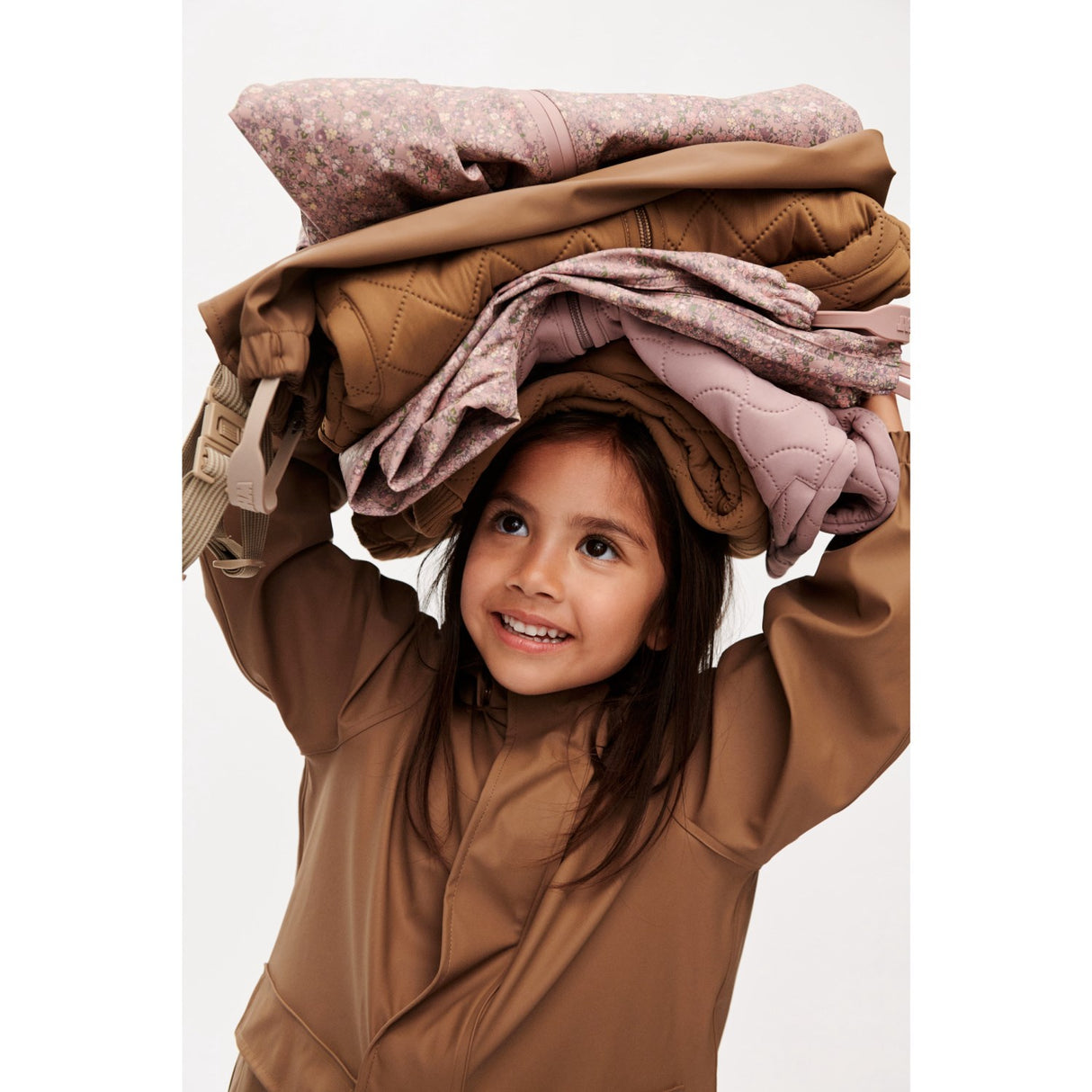 Wheat Powder Flower Meadow Regntøy Chardy Jakke