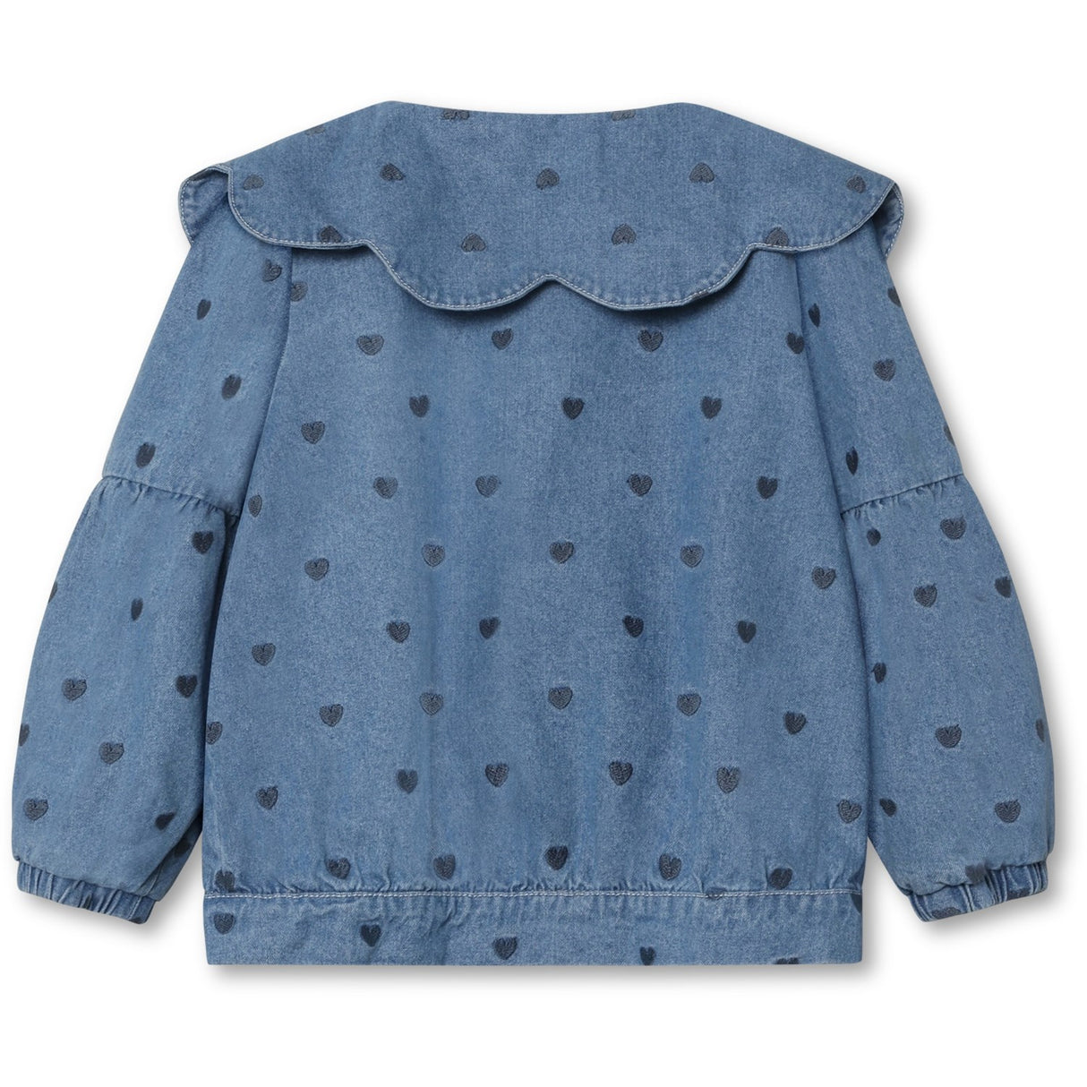 Fliink Lys Denim Blue Donna Denim Bomberjakke