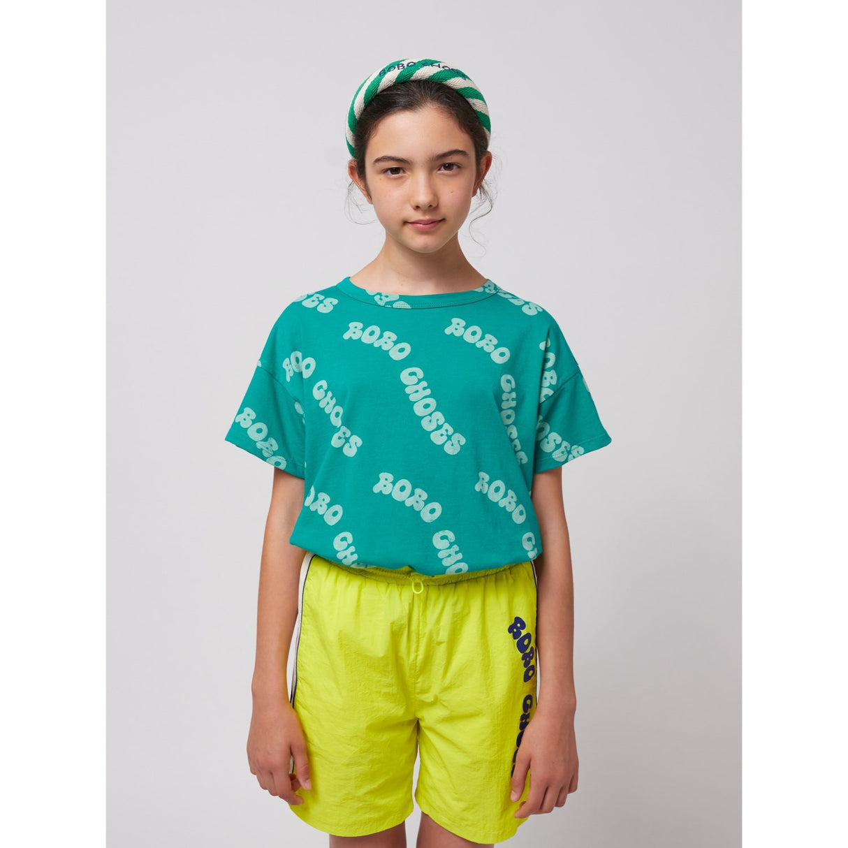 Bobo Choses Lys Yellow Wavy Bobo Choses Tracksuit Bermuda Shorts