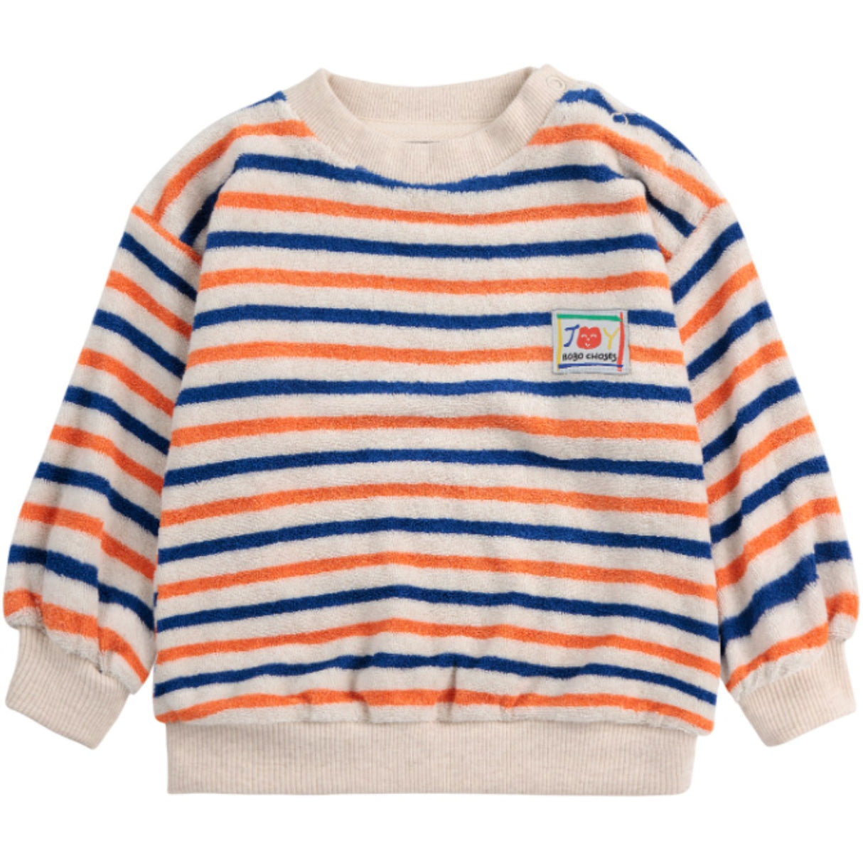 Bobo Choses Multicolor Striped Terry Cloth Collegegenser