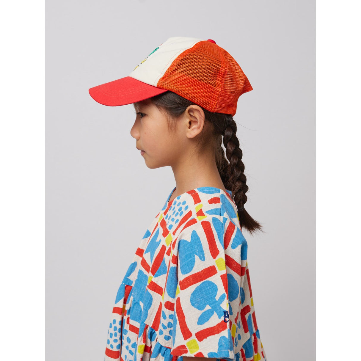 Bobo Choses Red Hello Joy Mesh Caps