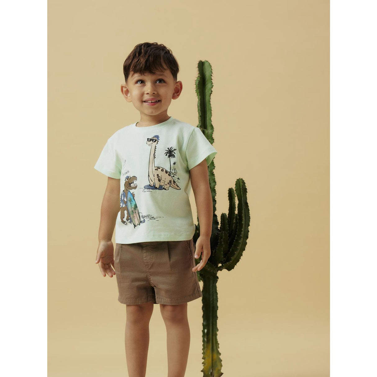 Name It Walnut Ryan Jog Twill Shorts