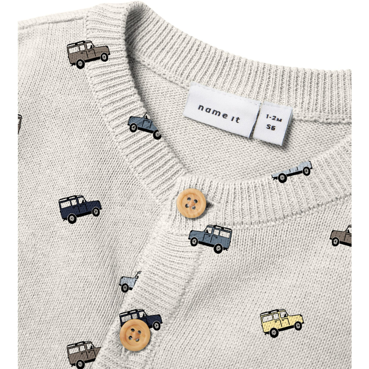 Name It Peyote Melange Hurry Strikk Cardigan