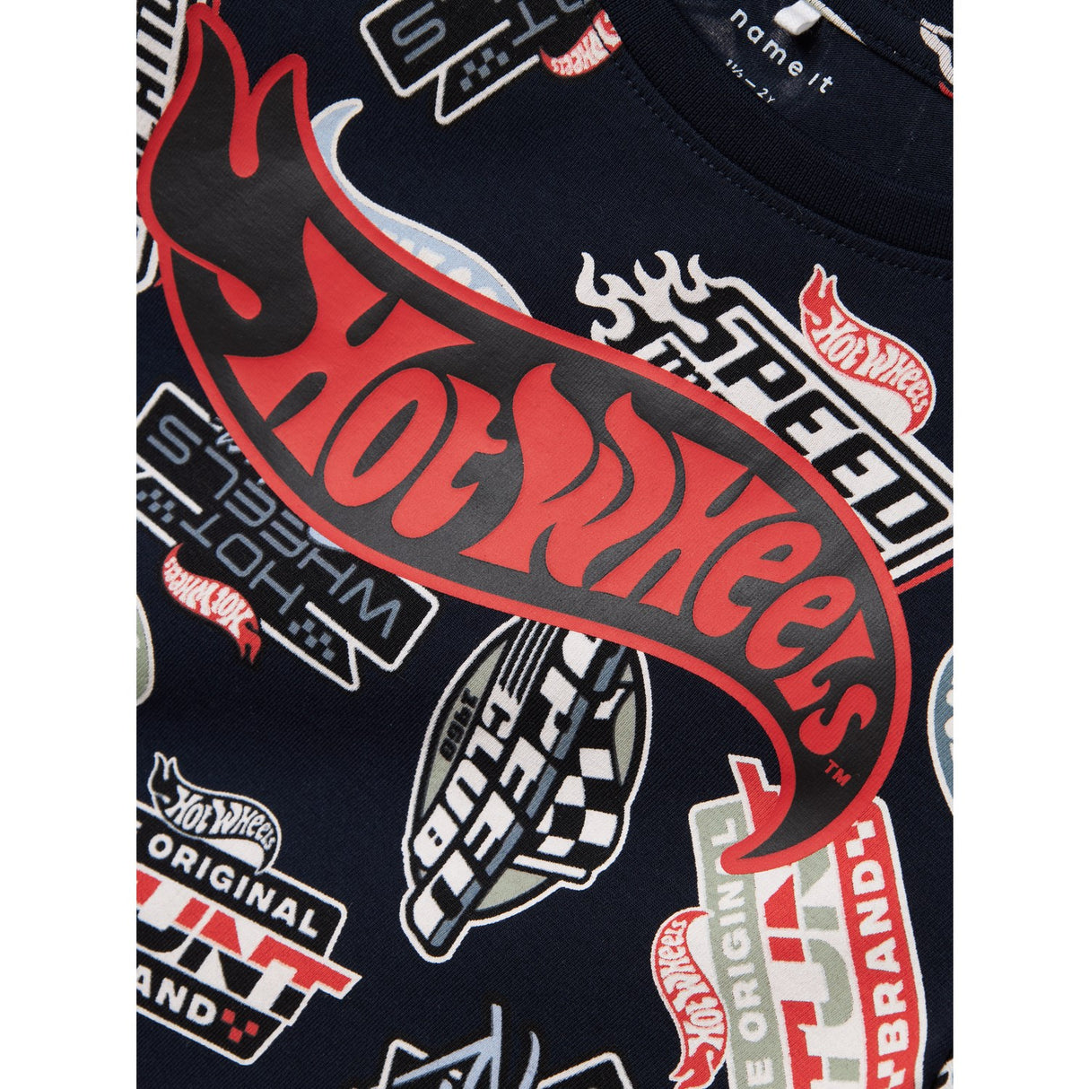 Name It Navy Blazer Ary Hot Wheels Regular T-Shirt