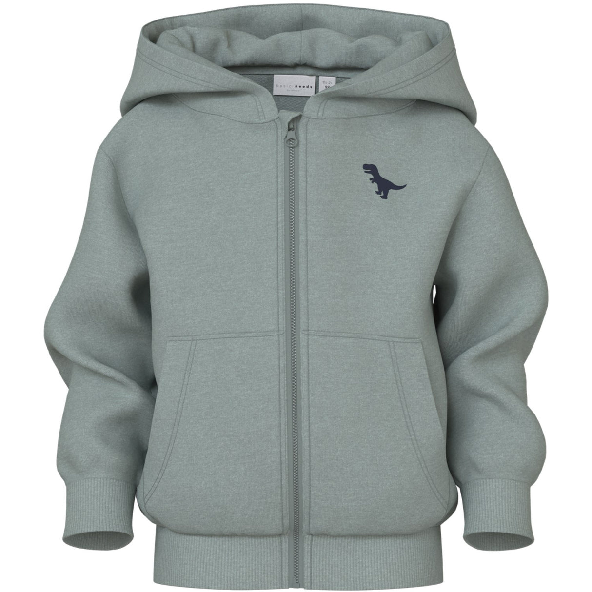 Name It Slate Gray Valon Regular Sweat Cardigan