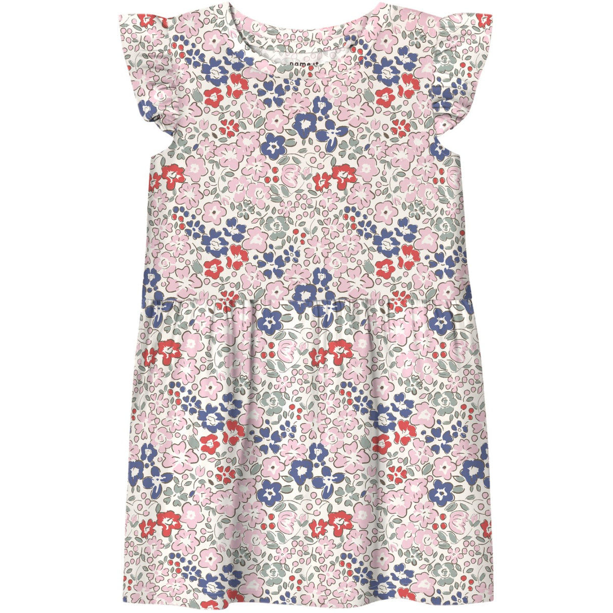 Name It Bright White Haile Caps Kjole