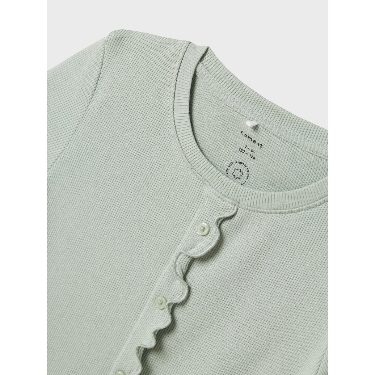 Name It Aqua Gray Holimse Kort T-Shirt