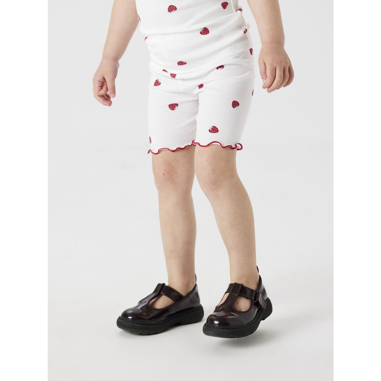 Name It Bright White Jillie Slim Biker Shorts