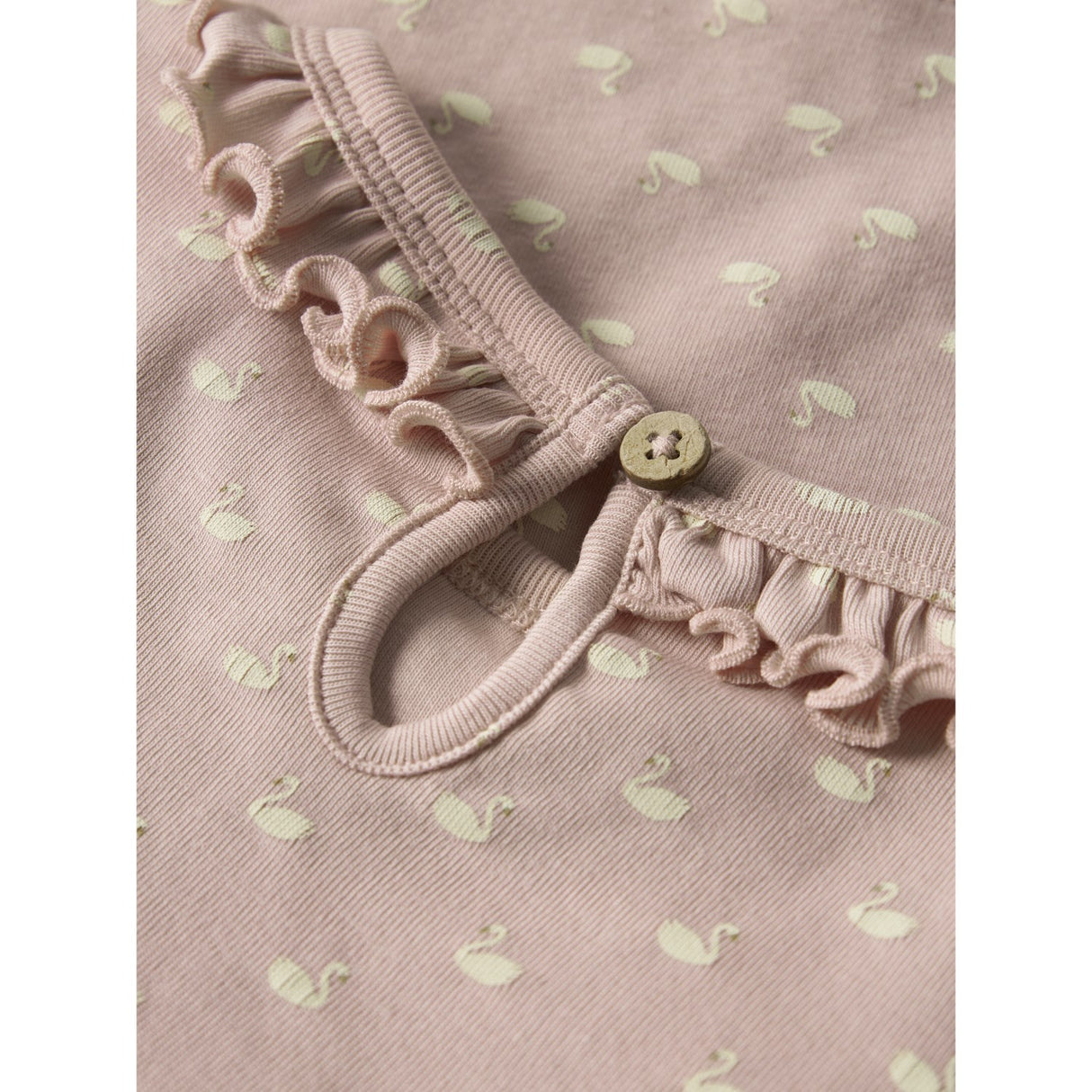 Lil'Atelier Peach Whip Swans Gayo Slim Bluse