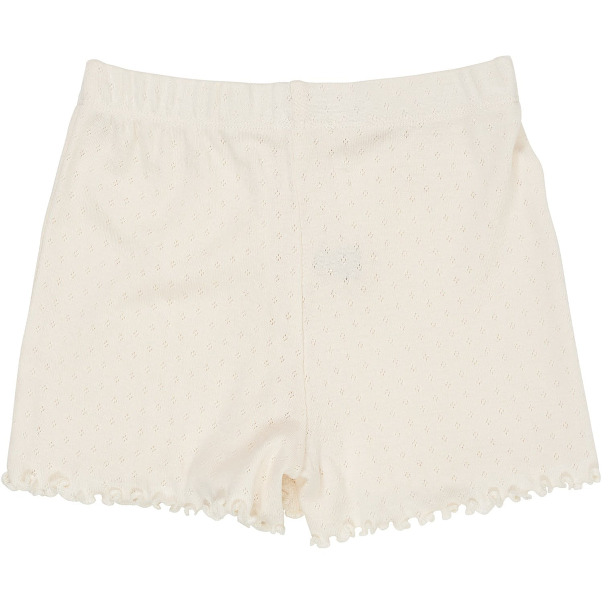 COPENHAGEN COLORS Cream Summer Pointelle Shorts