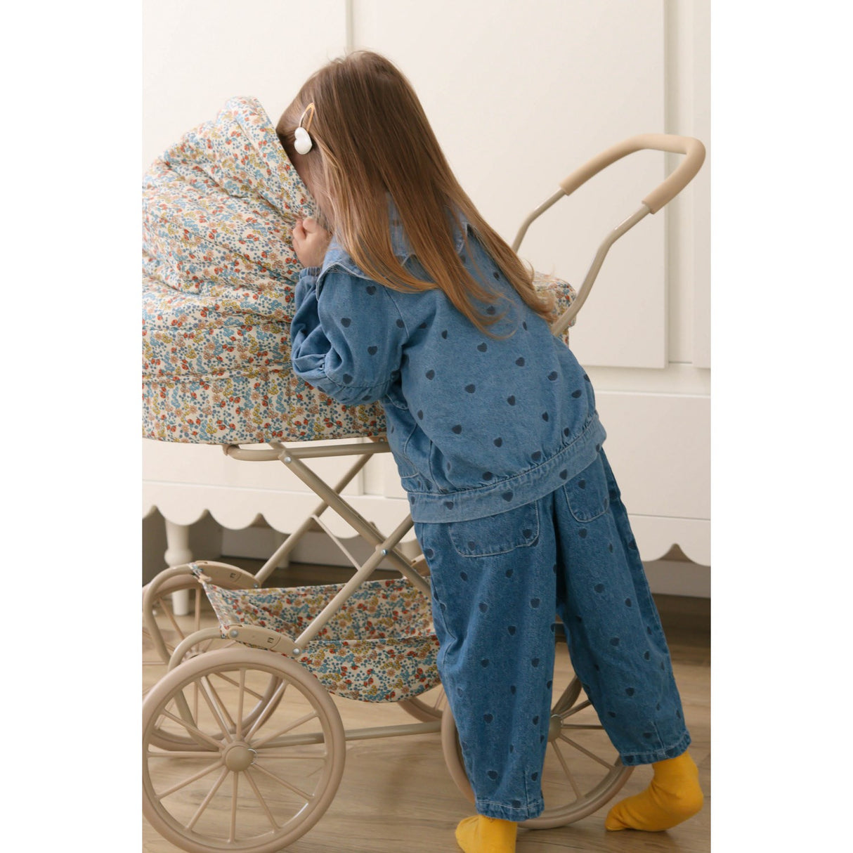 Fliink Lys Denim Blue Donna Denim Bomberjakke