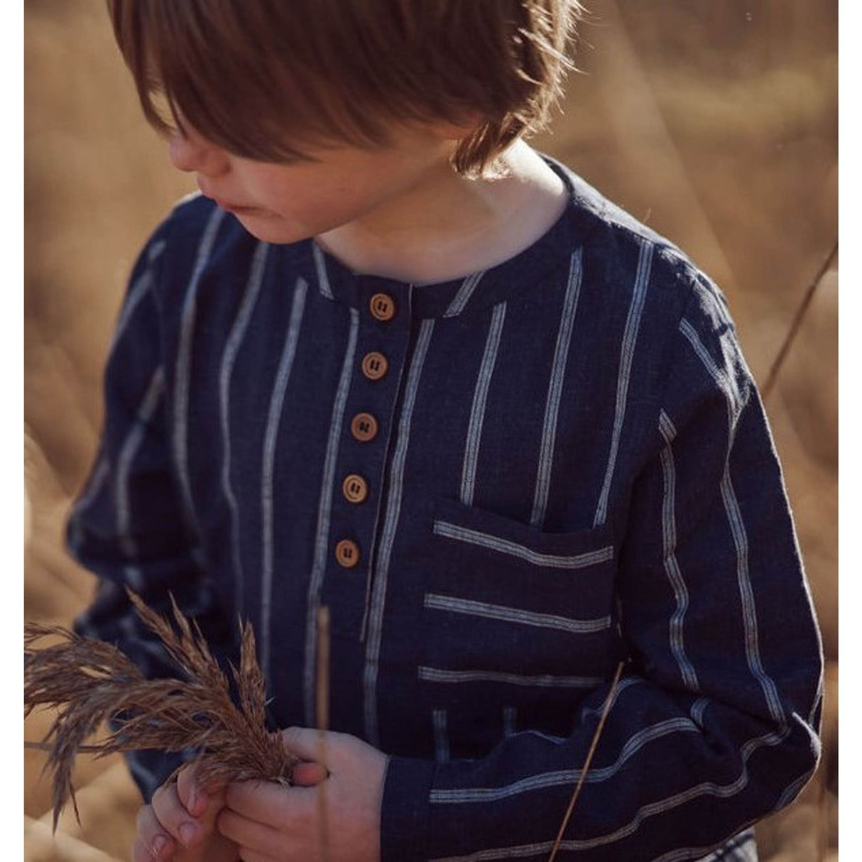 Fliink Insignia Blue / Sandshell Vira Ls Skjorte