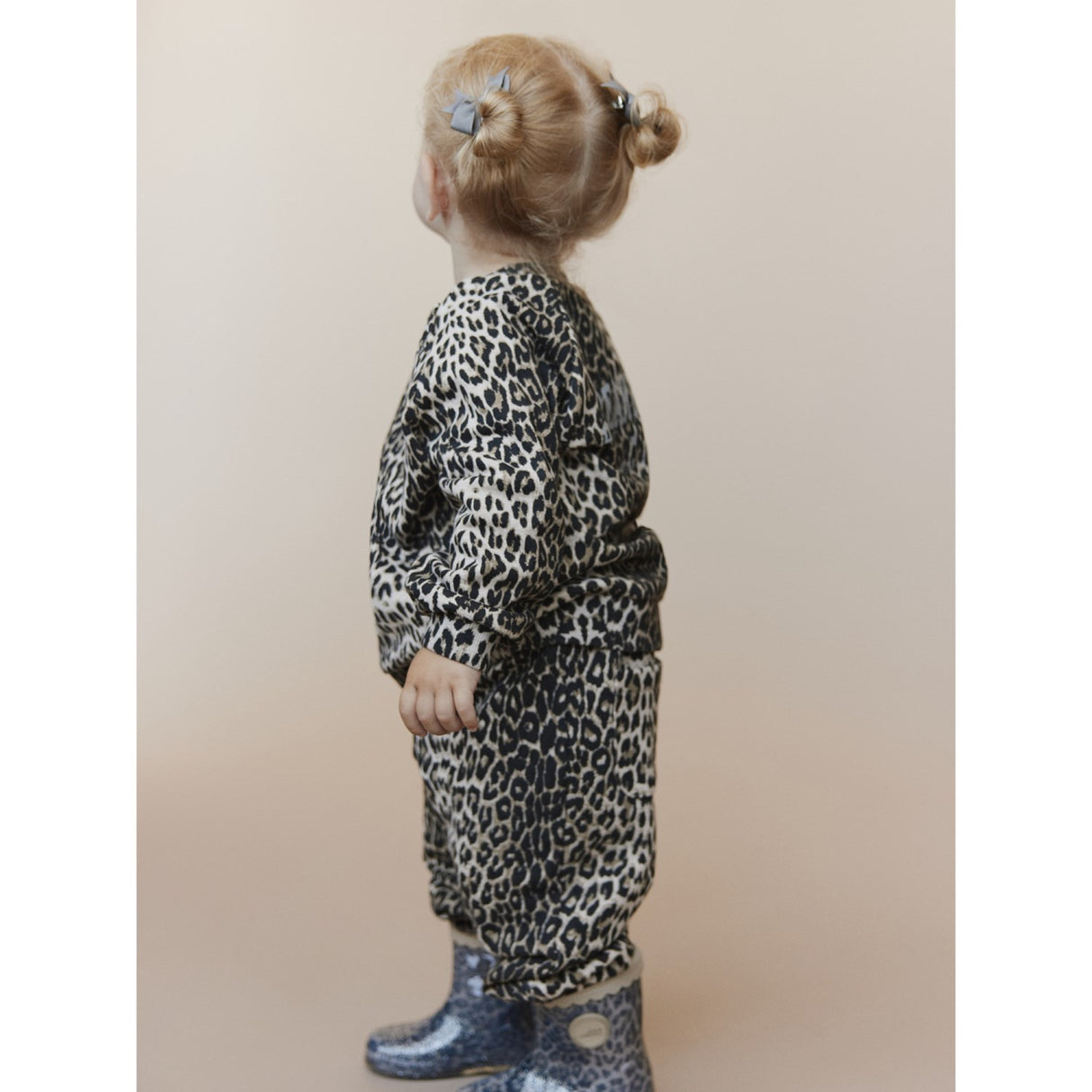 Sofie Schnoor Light Brown Leopard Collegegenser