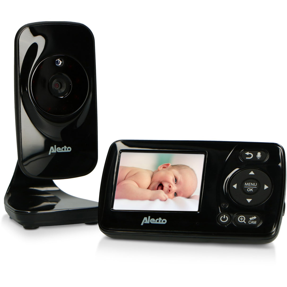 Alecto Baby Monitor Med 2,4 Inch Camera