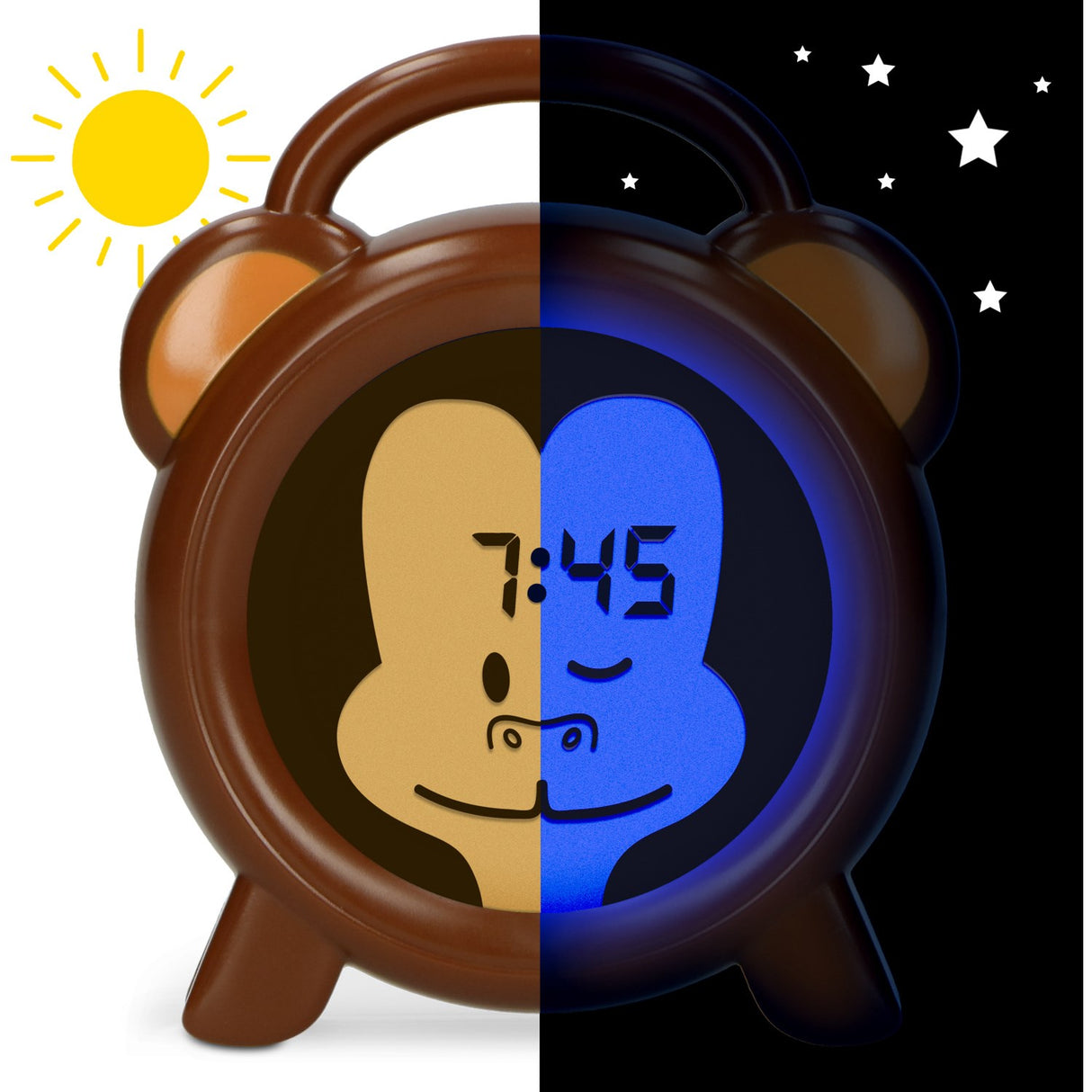 Alecto Monkey Sleep Trainer, Night Light Og Alarm Clock