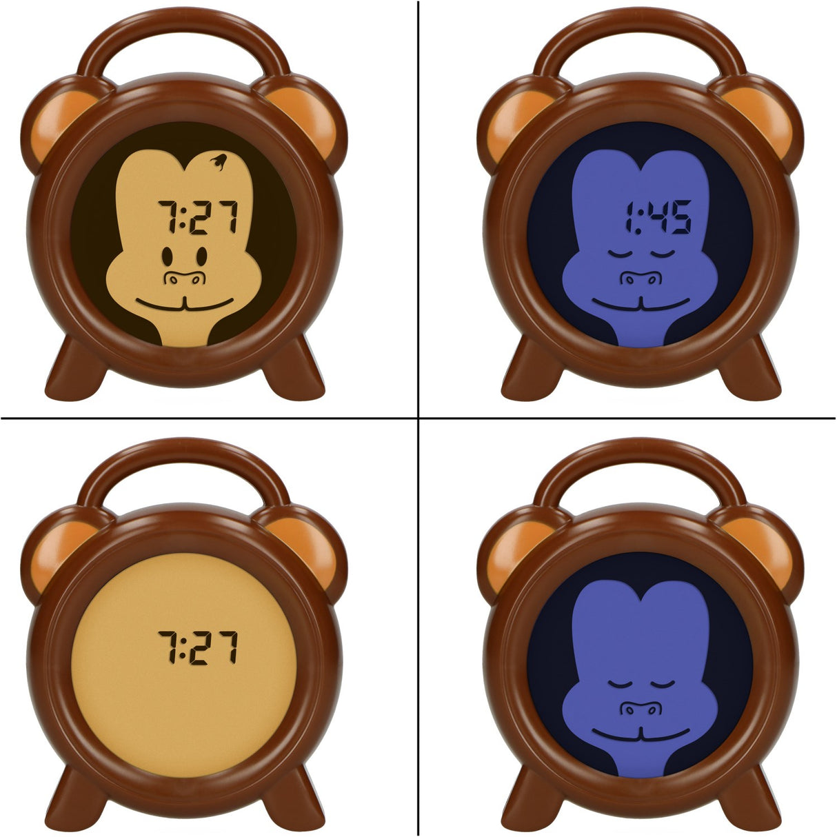 Alecto Monkey Sleep Trainer, Night Light Og Alarm Clock