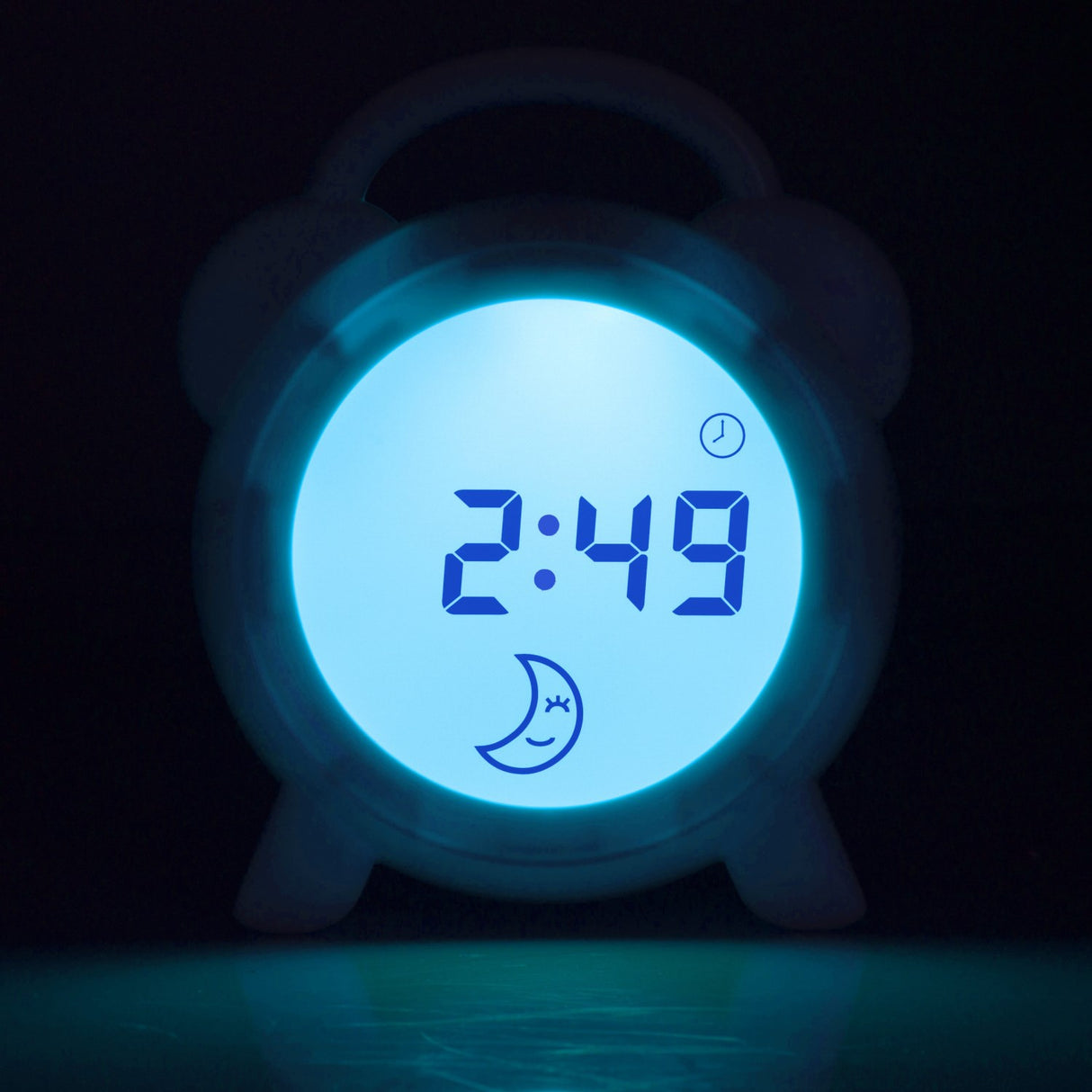 Alecto White Sleep Trainer, Night Light Og Alarm Clock