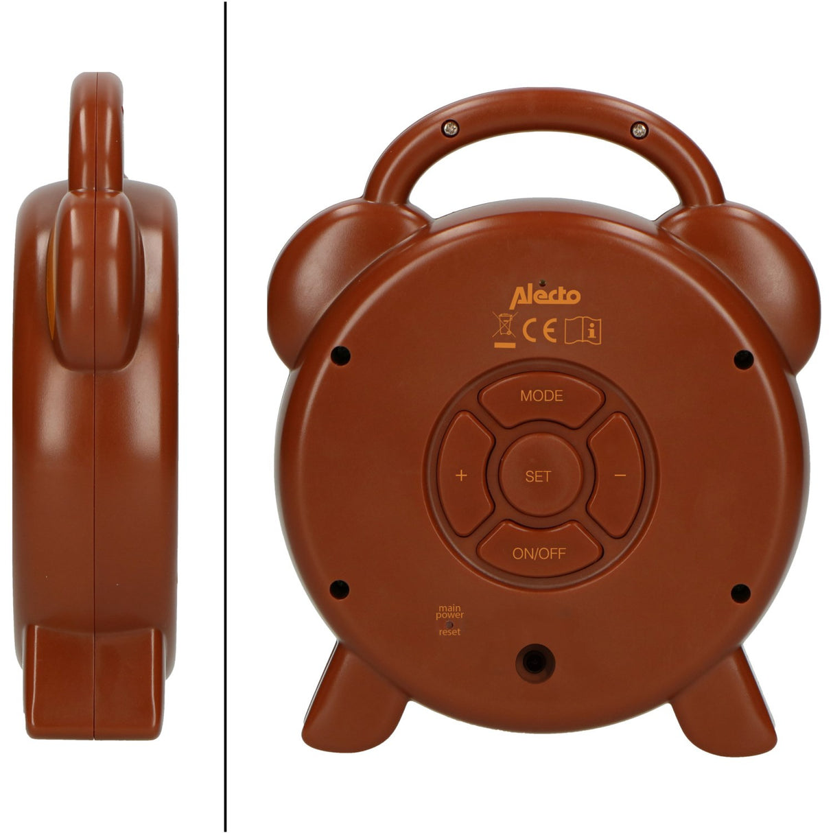 Alecto Monkey Sleep Trainer, Night Light Og Alarm Clock