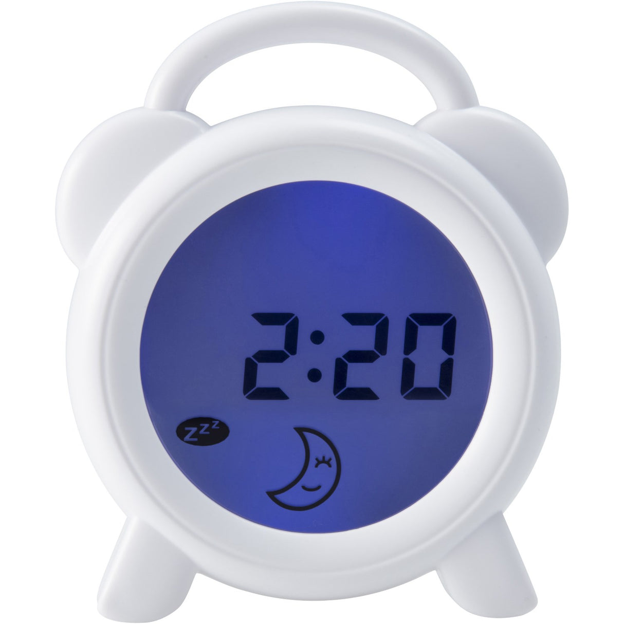 Alecto White Sleep Trainer, Night Light Og Alarm Clock