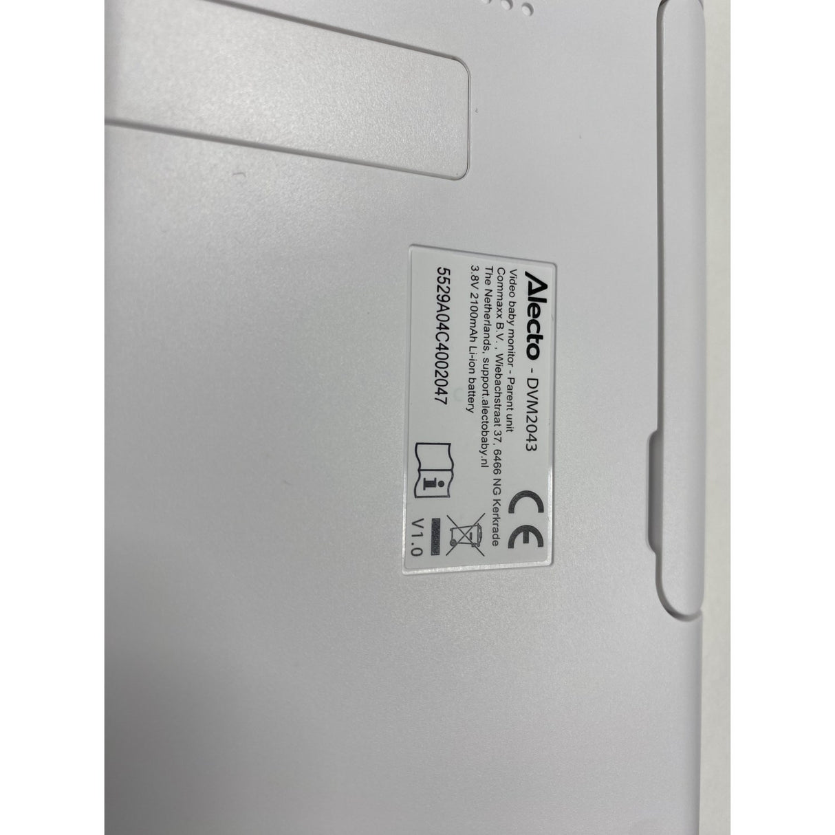 Alecto Video Baby Monitor Med 4.3 Inch Farge Display