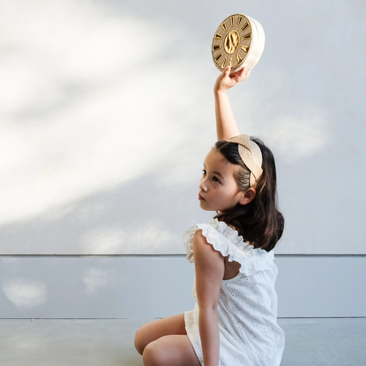 Mimi & Lula pannebånd - Raffia Wide Twist Amalfi