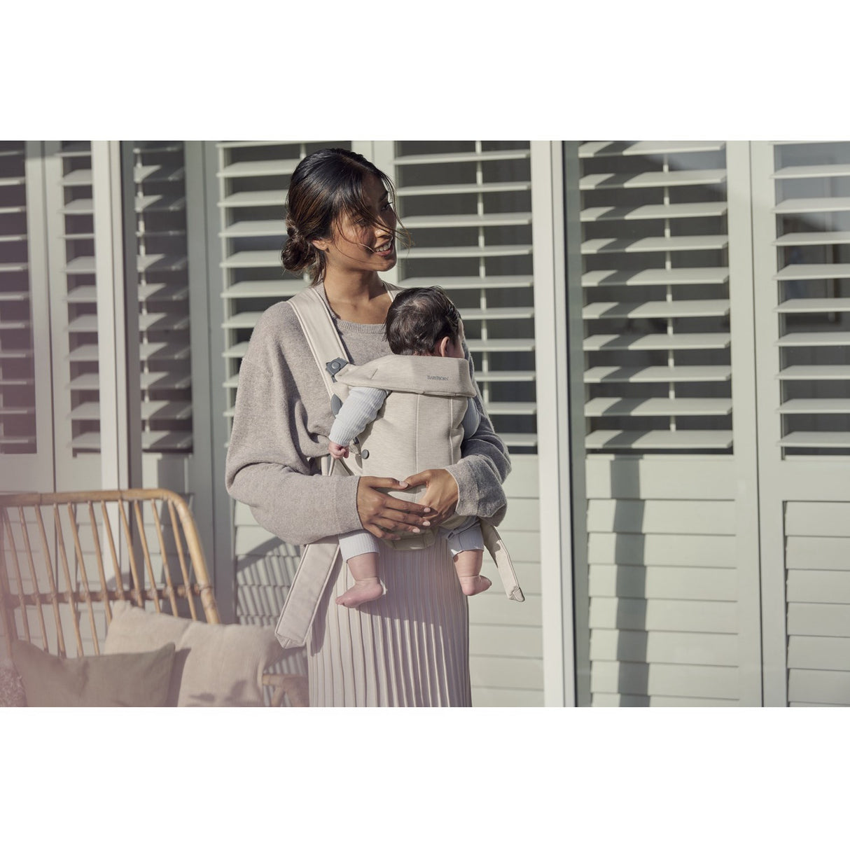 BabyBjörn Light Beige Baby-bærer Mini