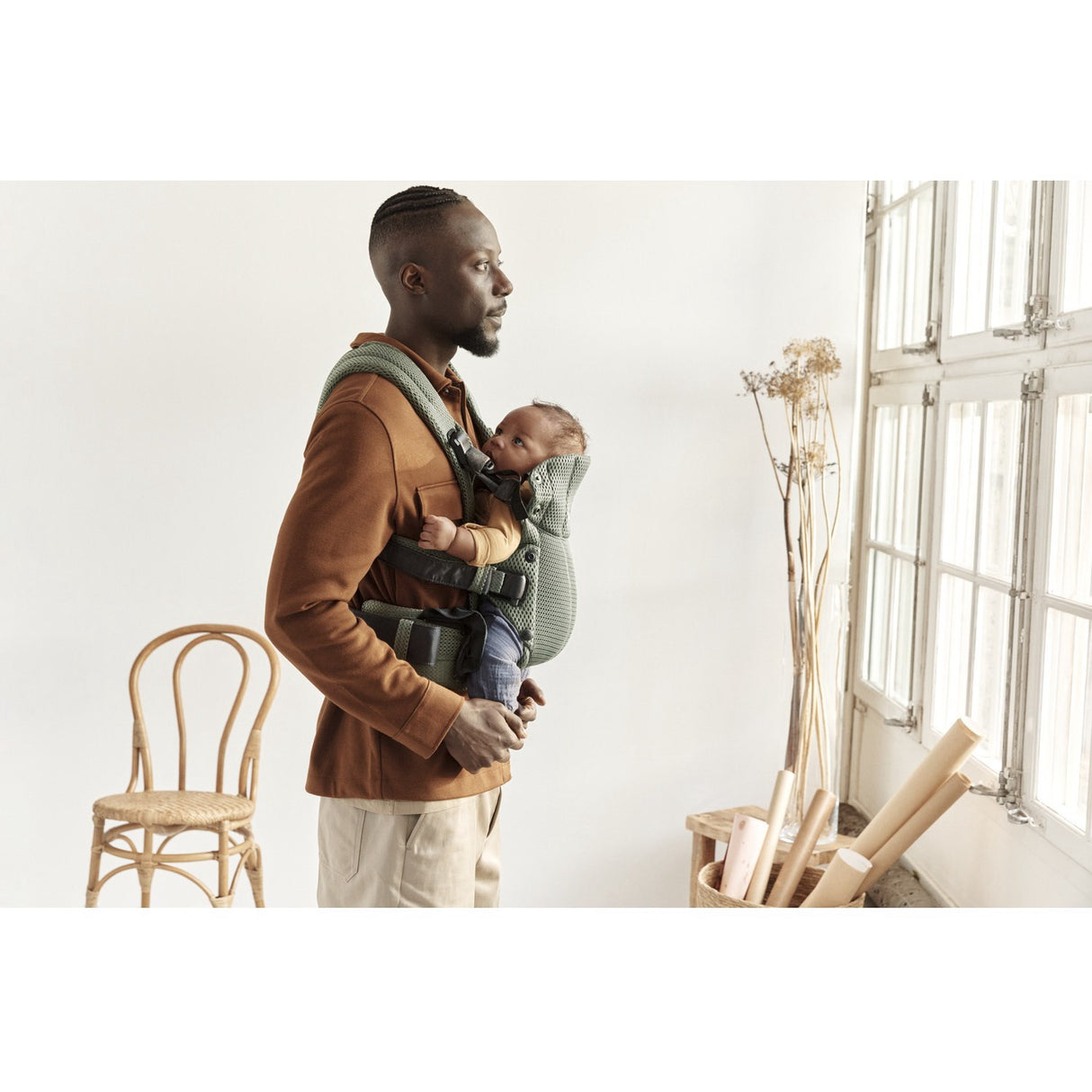 BabyBjörn Dark Green Baby Baby-bærer Harmony