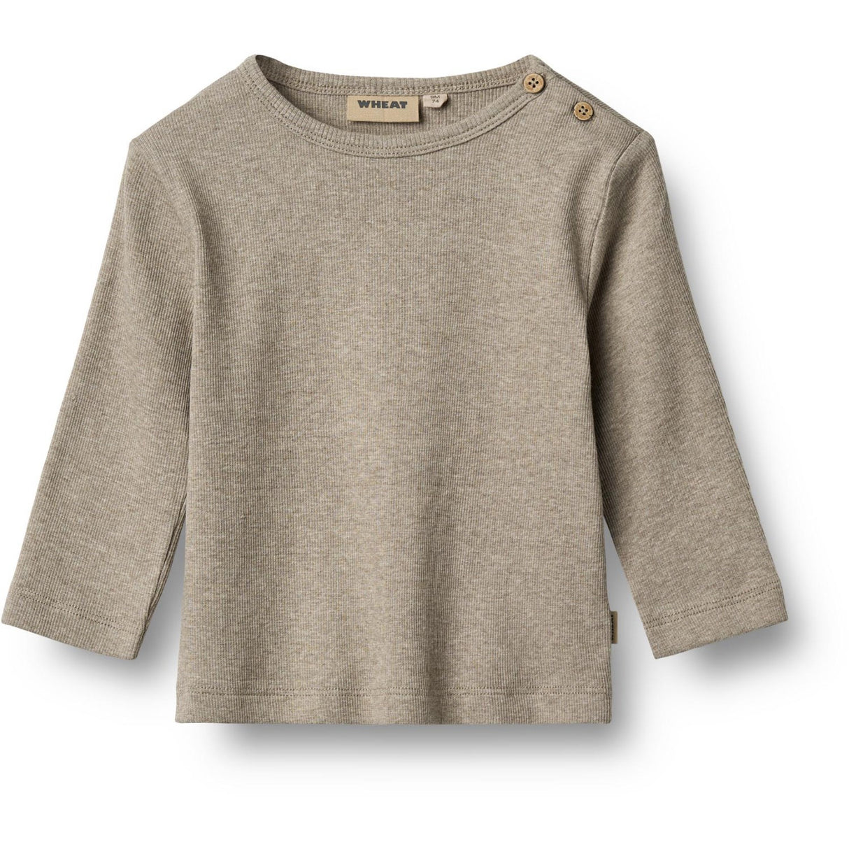 Wheat Gravel Melange Bluse Milo