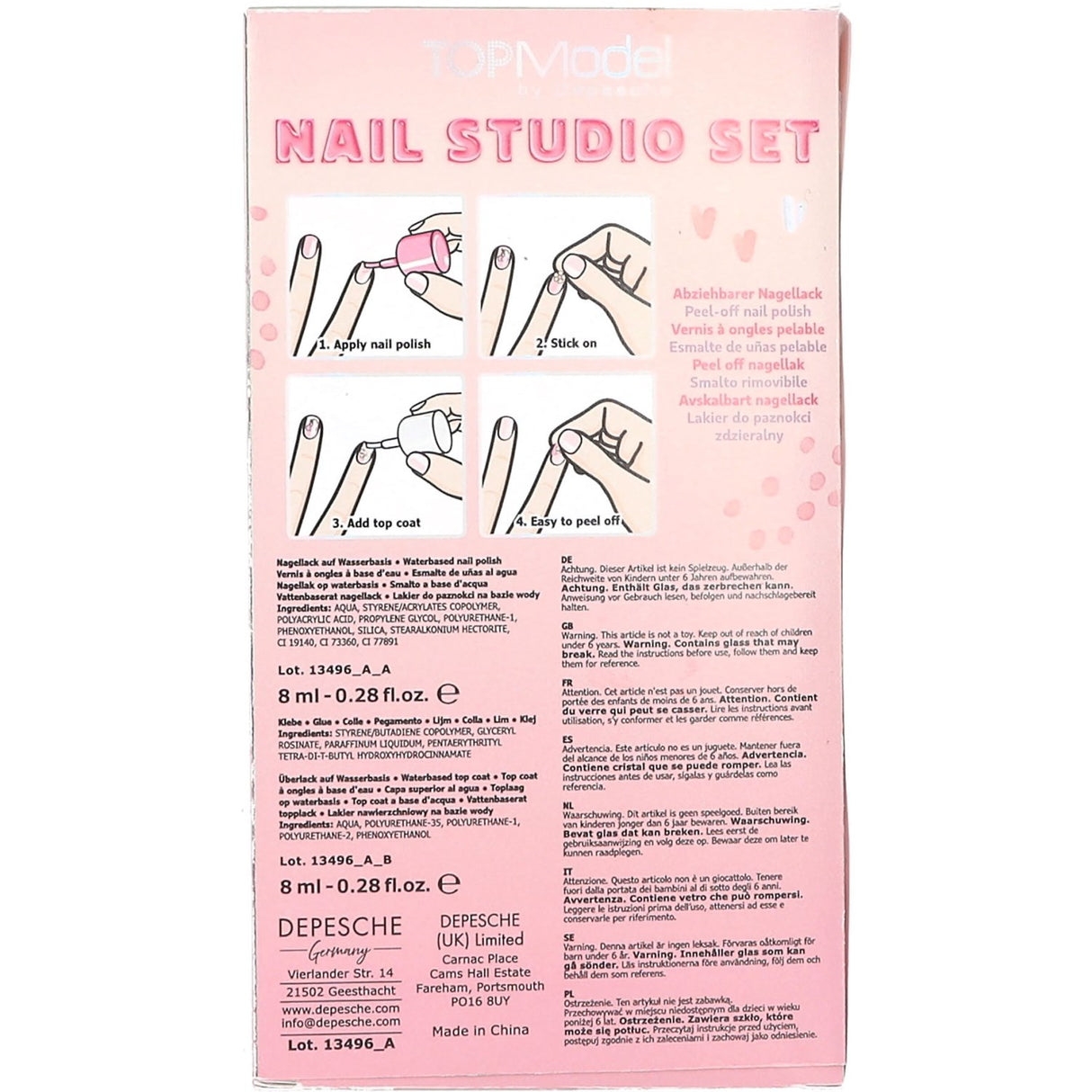 TOPModel Beauty And Me Nail Studio Sett