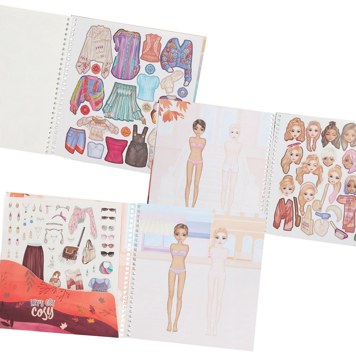 TOPModel Cosy Dress Me Up Stickerbook
