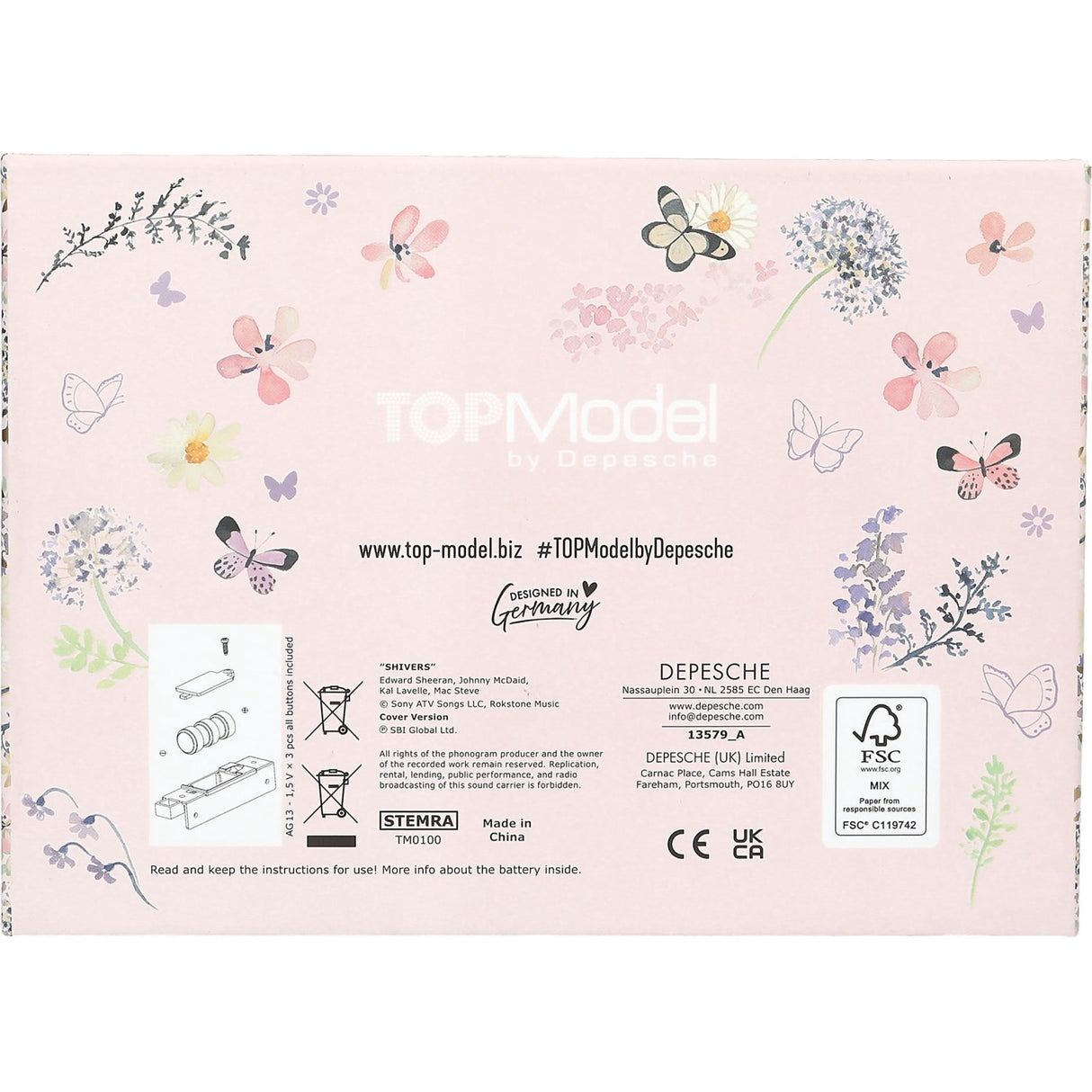 TOPModel Summer Feeling Jewellery Box Med Code Og Sound
