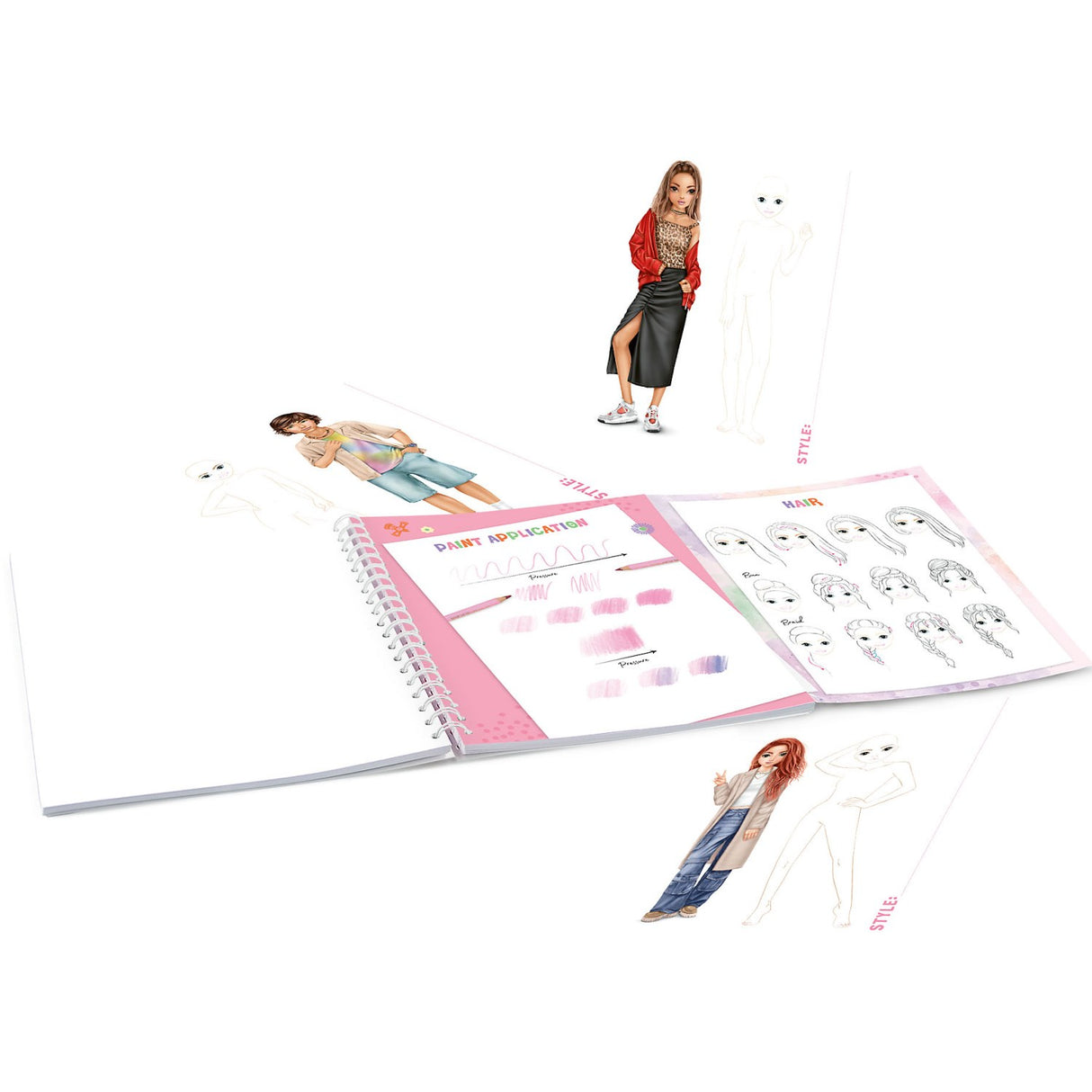 TOPModel Create Your TOPModel Colouring Bok