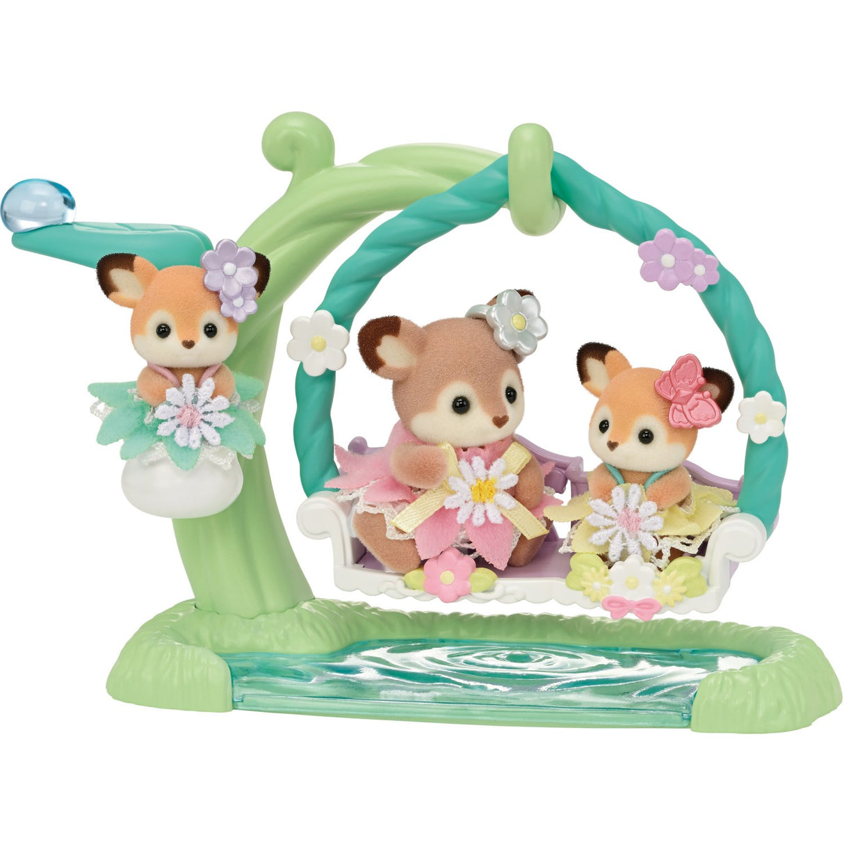 Sylvanian Families® Deer Babies - Floral Swing Sett