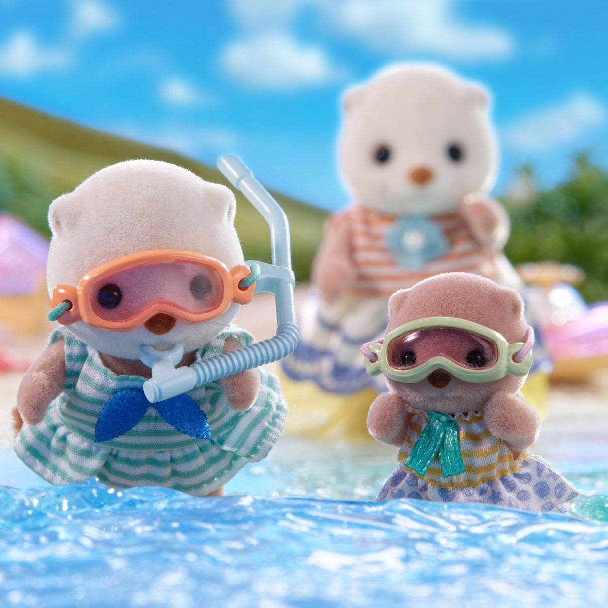Sylvanian Families® Sea Otter Sisters - Splashy Snorkel Sett