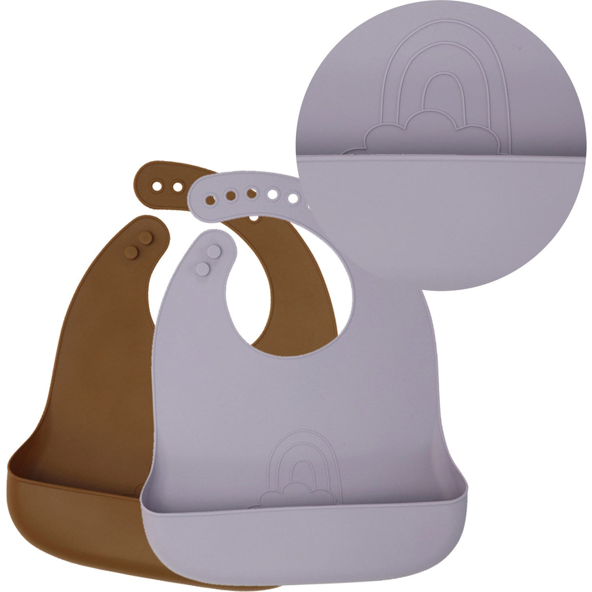 By Lille Vilde Lilac & Cocoa Hakesmekke - Rainbow 2pcs