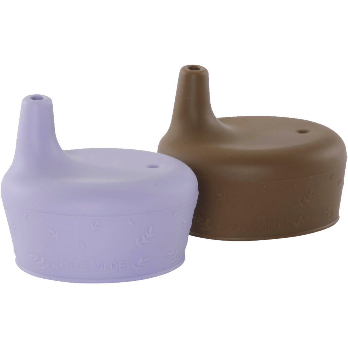 By Lille Vilde Lilac & Cocoa Sippy Lid 2pcs