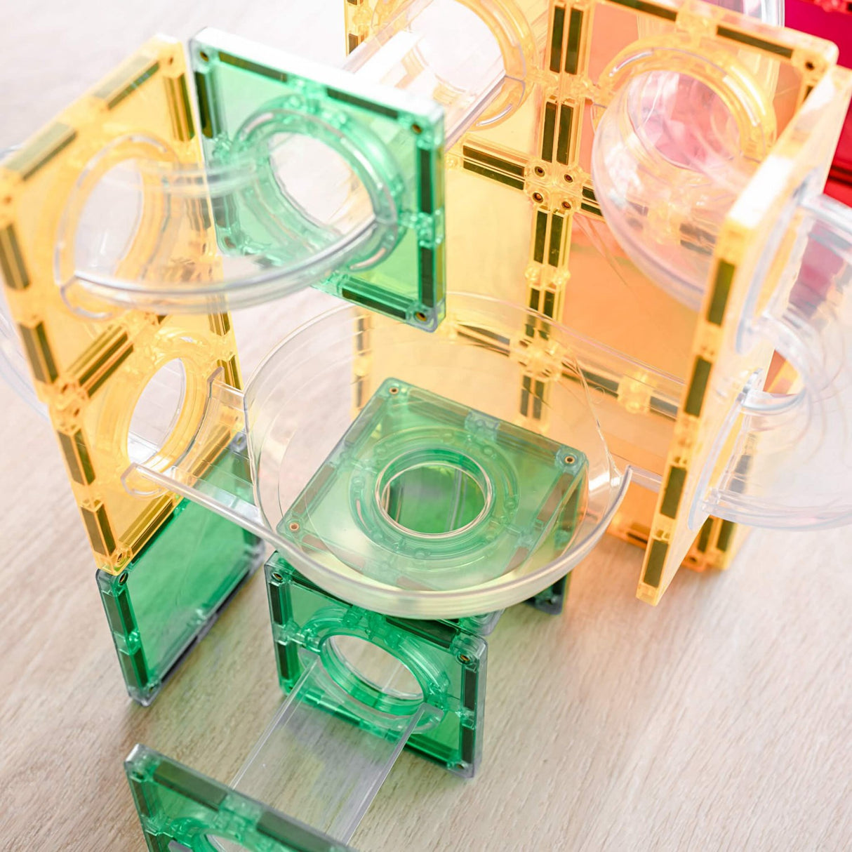 Connetix Rainbow Ball Run Expansion Pakke 66 Styks