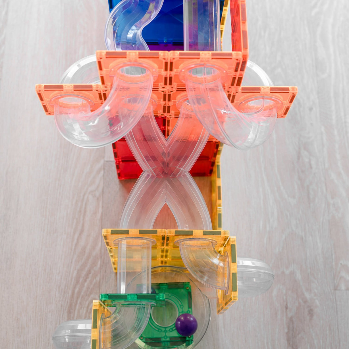 Connetix Rainbow Ball Run Expansion Pakke 66 Styks