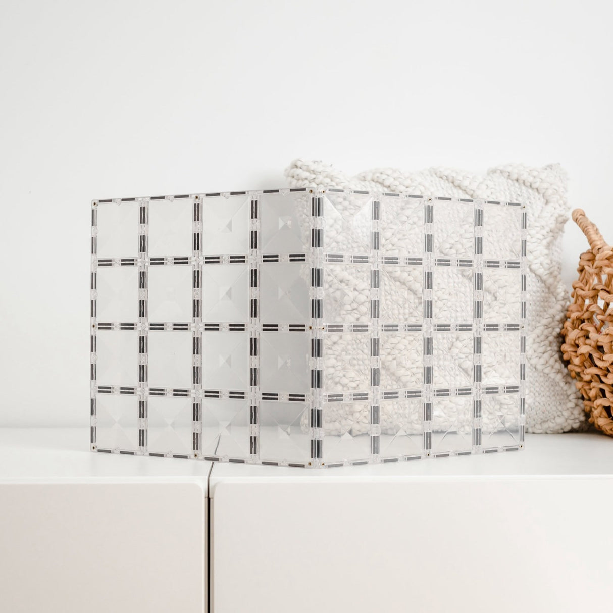 Connetix Clear Base Plate Pakke 2 Styks