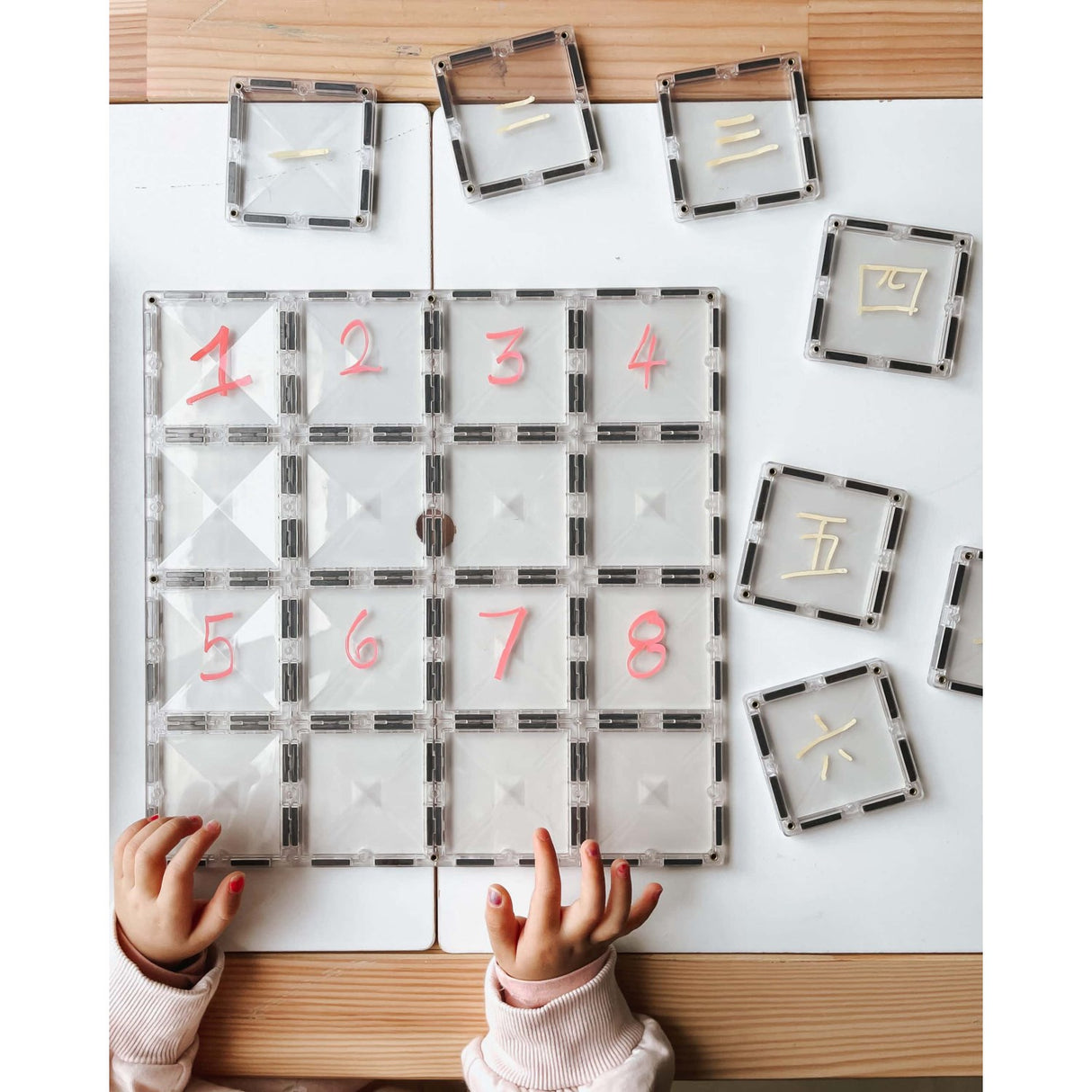 Connetix Clear Base Plate Pakke 2 Styks