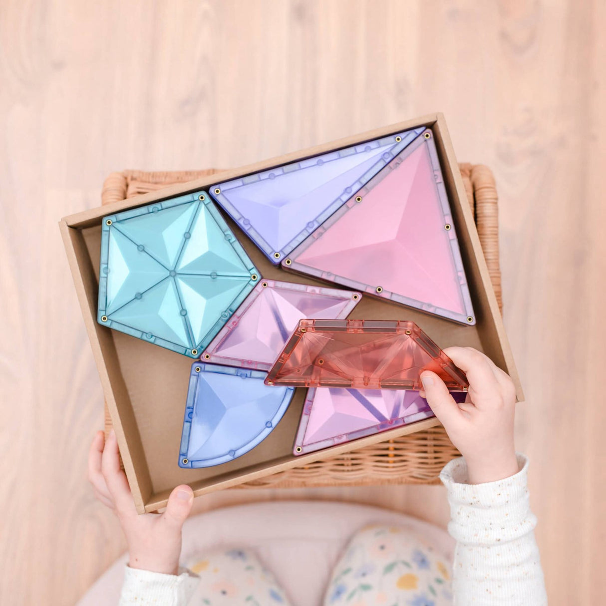 Connetix Pastel Shape Expansion Pakke 48 Styks