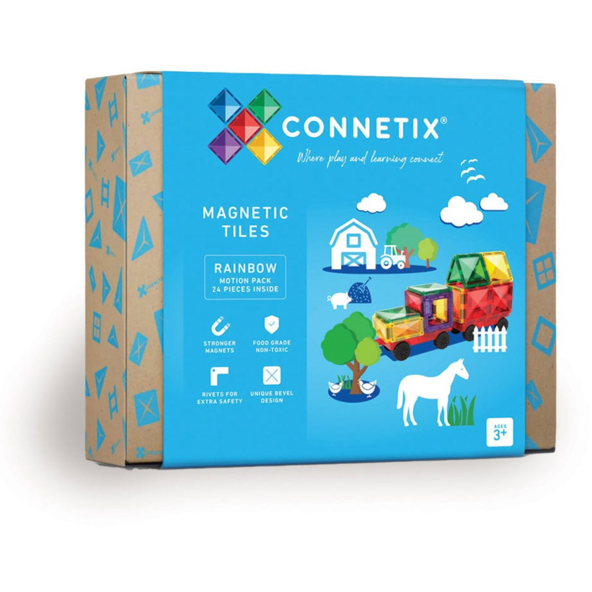 Connetix Rainbow Motion Pakke 24 Styks